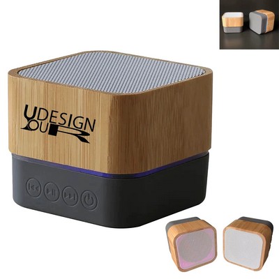 Bamboo Wireless Speaker With Standard Packaging